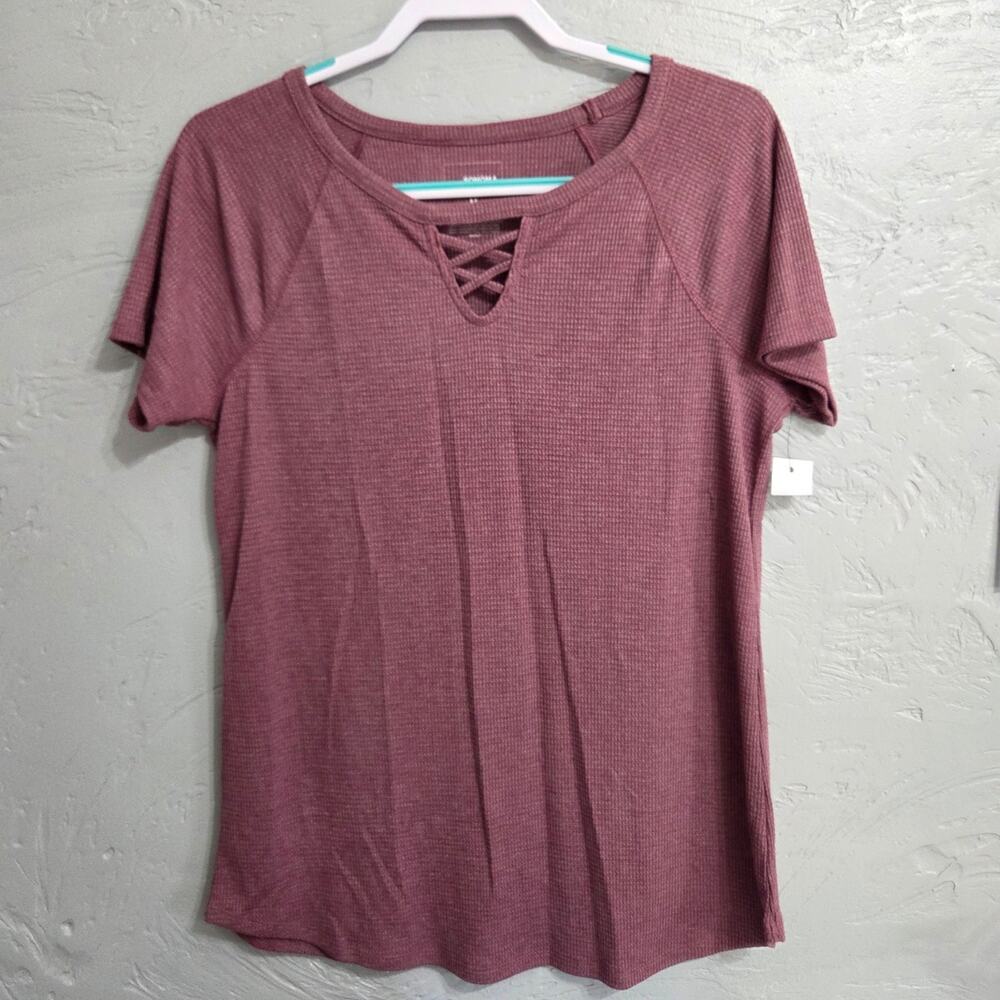 Sonoma Woman's Purpleish Short Sleeve Top size M